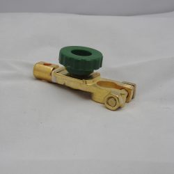 Disconnectable battery clamp
